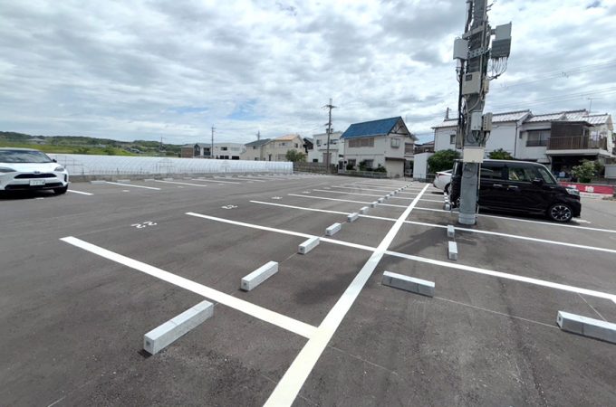 平面駐車場　明石市鳥羽　岸本ガレージ（管理物件）
