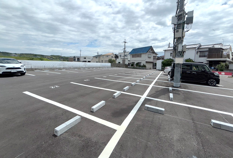 平面駐車場　明石市鳥羽　岸本ガレージ（管理物件）