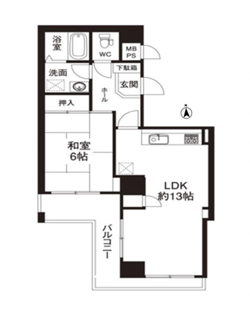 大阪市中央区　ライオンズマンション上本町802号室