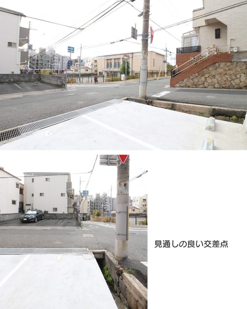 神戸市灘区中原通　軽四自動車用駐車場　3番