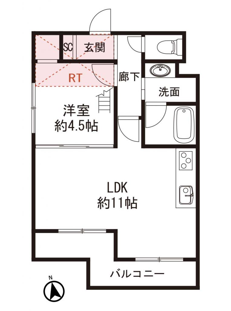 VILLA神戸北町202号室